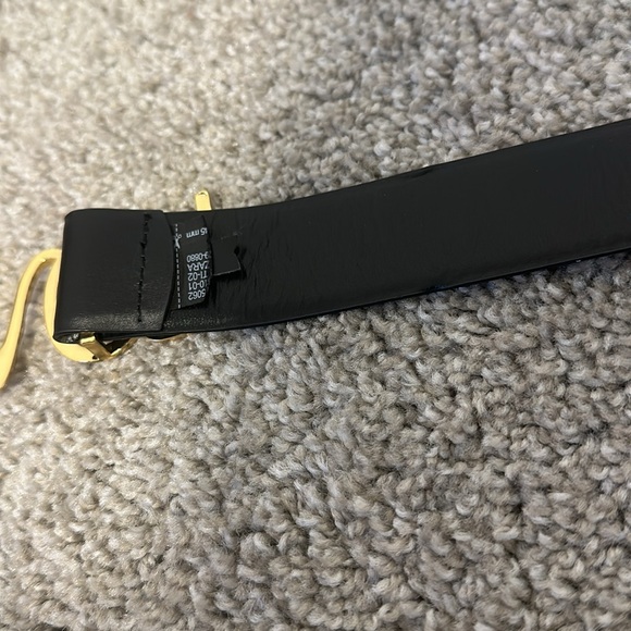 ZARA Belt with Gold 'Love' Buckle - Picture 7 of 9